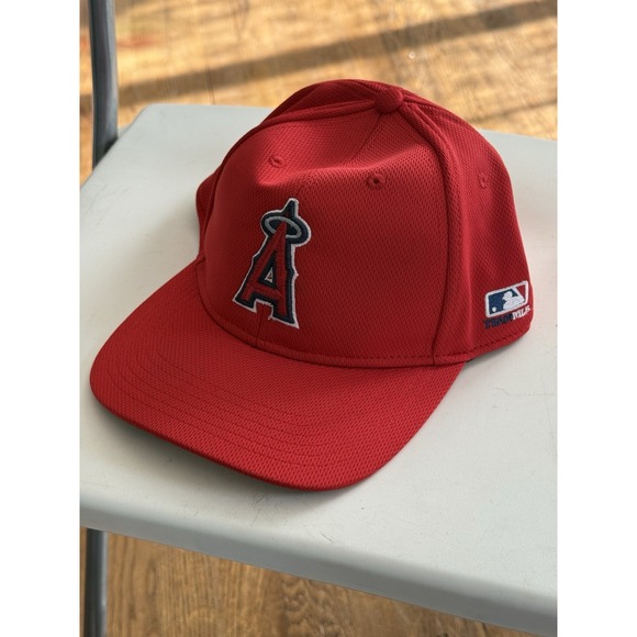 Anaheim Angels Hat Cap Strap Unisex MLB Baseball Red OC Sports One Size Fit‎ All - Picture 1 of 6